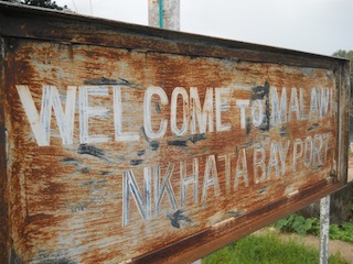 Welcome to Malawi sign